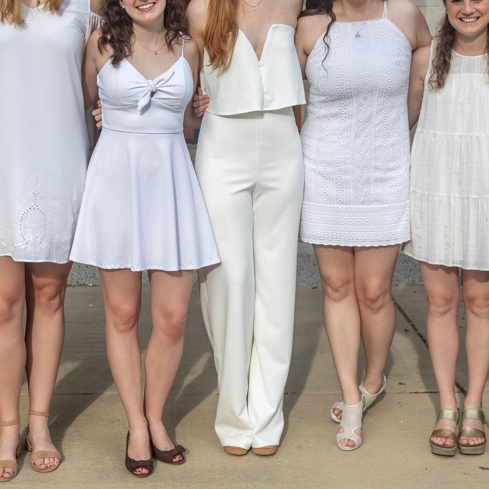 Lulu white jumpsuit